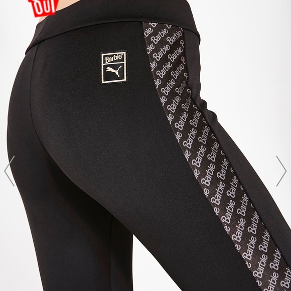 Puma Pants - Puma x Barbie black leggings